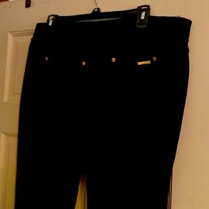 Michael Kor’s XL Women’s Faux Black Denim Pants